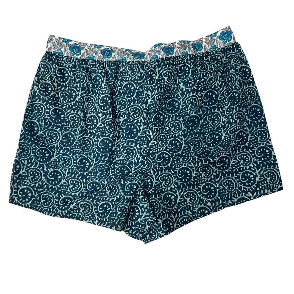 Sundance Women's Kai Printed Pull On Drawstring 100% Cotton Shorts Size Large - Picture 3 of 6